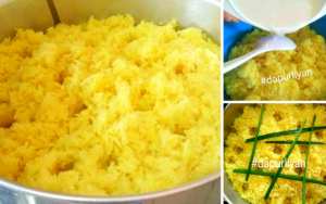 Cara Masak Pulut Kuning Sedap & Lembut Guna Periuk Kukusan